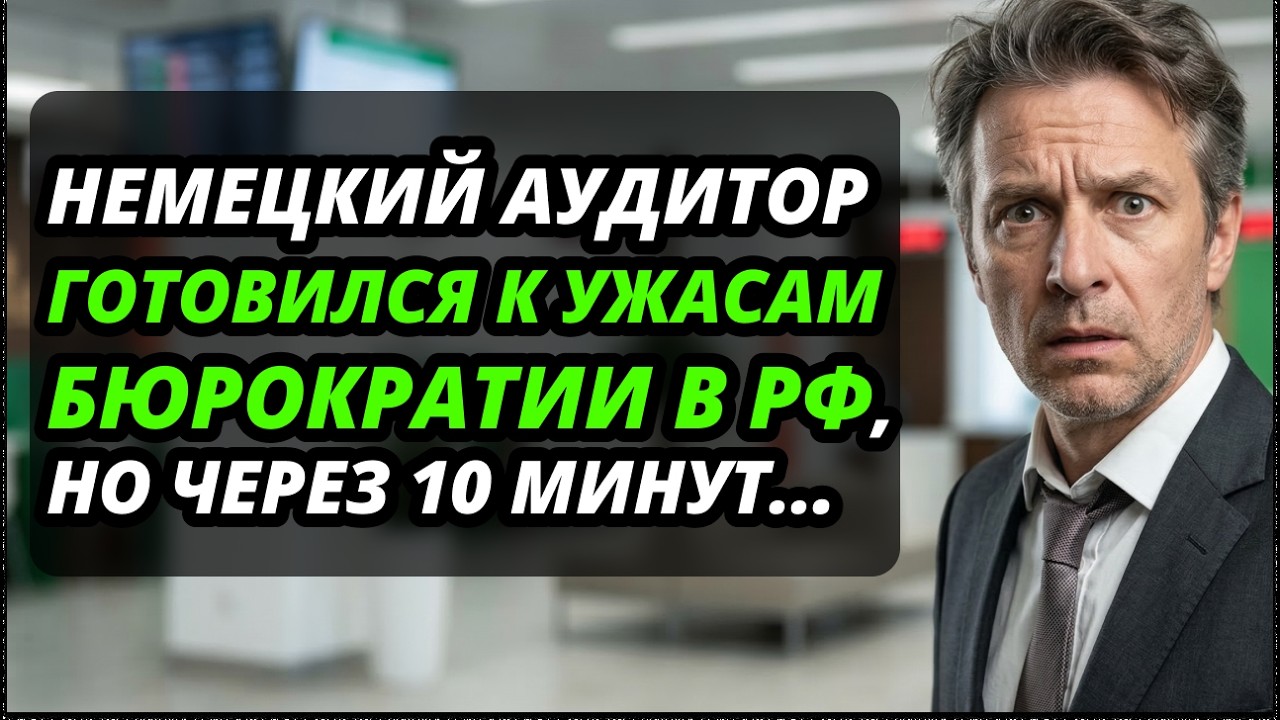 НЕ ПОВЕРИЛ, пока не проверил! Немец сравнил бюрократию в России и в Германии.