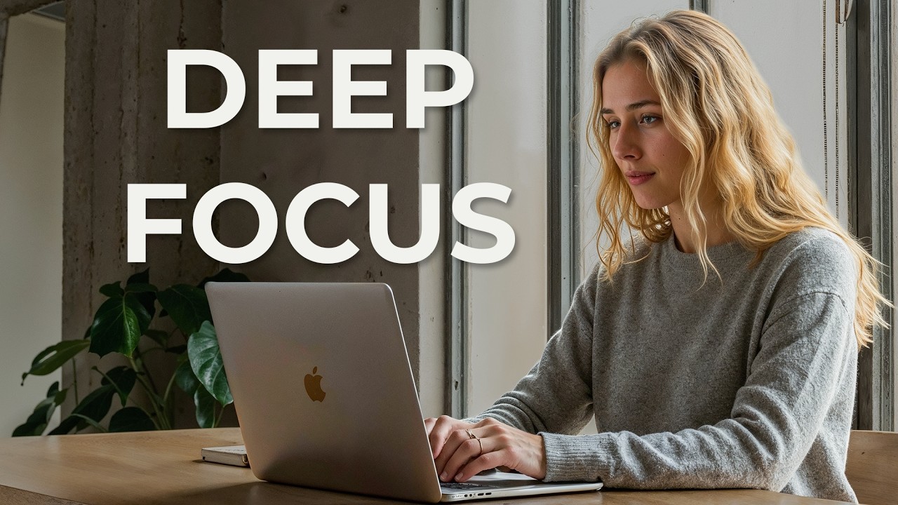 Deep Focus Work Music for Concentration | Calm Office Background