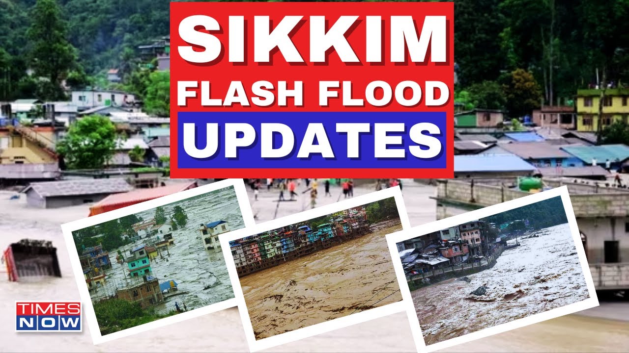 Sikkim Flash Flood Updates LIVE : 19 Lives Lost, Over 100 Still Missing In Tragedy | Cloudburst