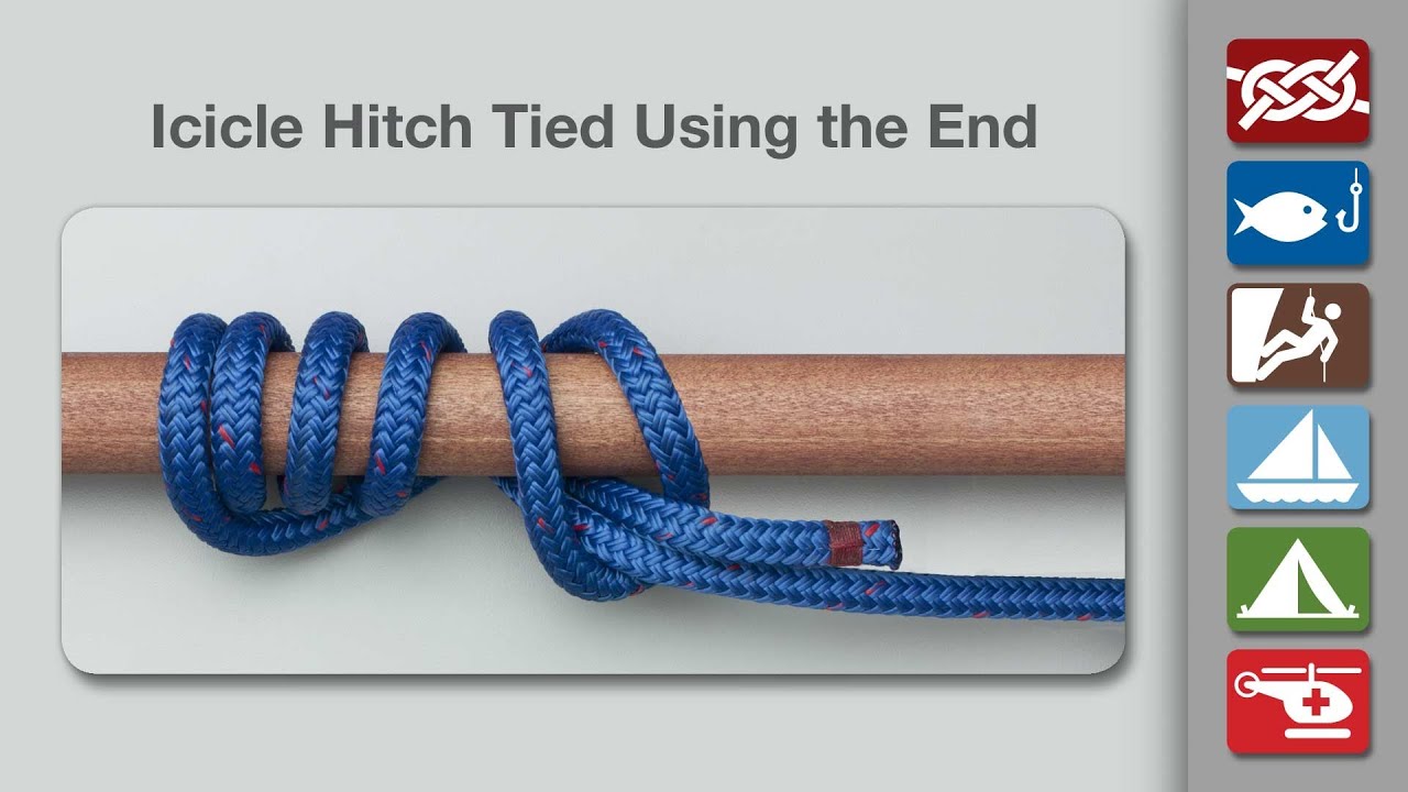 Icicle Hitch (Rope End Method) | How to Tie an Icicle Hitch (Rope End Method)