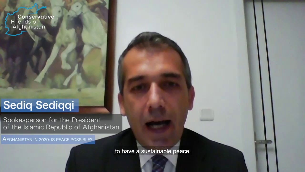 Sediq Sediqqi | Afghanistan in 2020: Is Peace Possible? | Online Conference