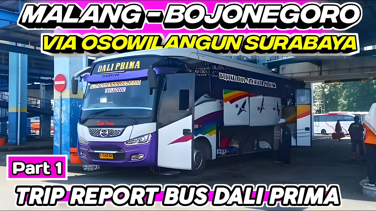 RUTE JARANG TEREKSKPOS ‼️MALANG - BOJONEGORO VIA OSOWILANGUN SURABAYA | Trip Bus Dali Prima ATB