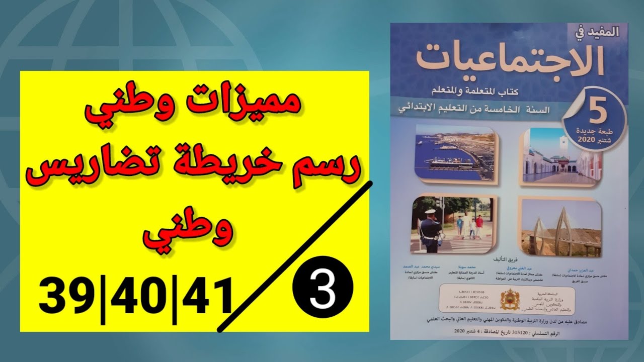 مميزات وطني: رسم خريطة تضاريس وطني