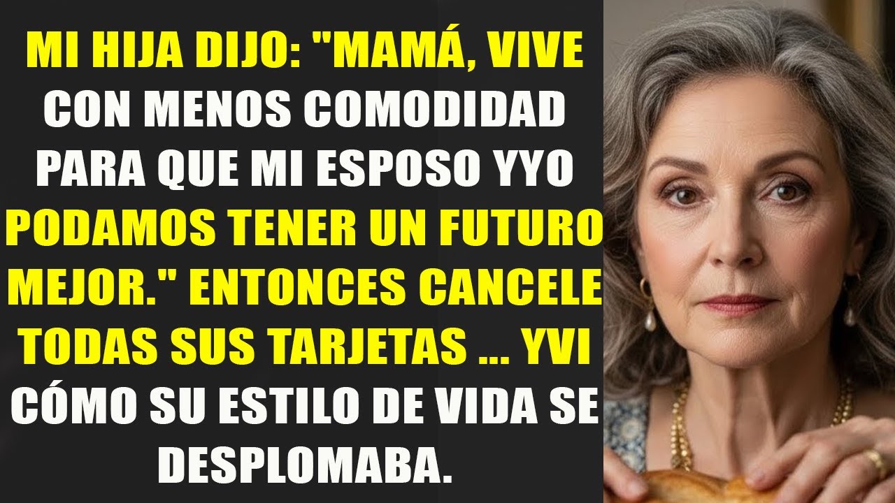 Mi hija dijo  “Vive con MENOS comodidad ” Entonces cancelé TODOS los depósitos y ella lo perdió todo