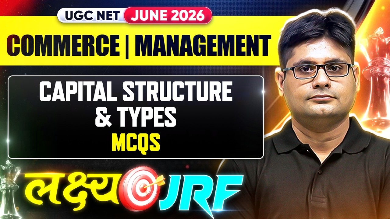 UGC NET Commerce 2026  | UGC NET Capital Structure - MCQ |  UGC NET Commerce Preparation 2026