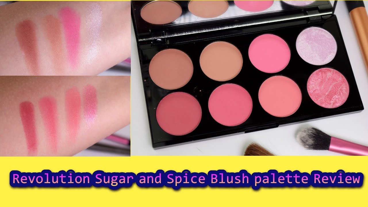 Revolution Sugar and Spice Blush Palette #Honest Review
