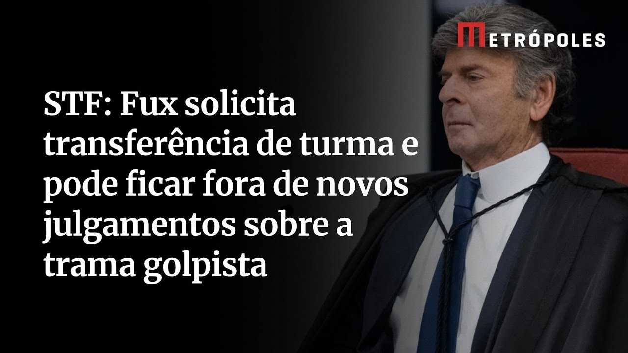 Fux pede para deixar 1ª Turma e pode ficar fora do julgamento de golpe