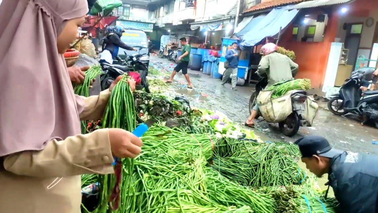Mulung sekarang Kacang panjang 1 angkot lebih yang terbuang..