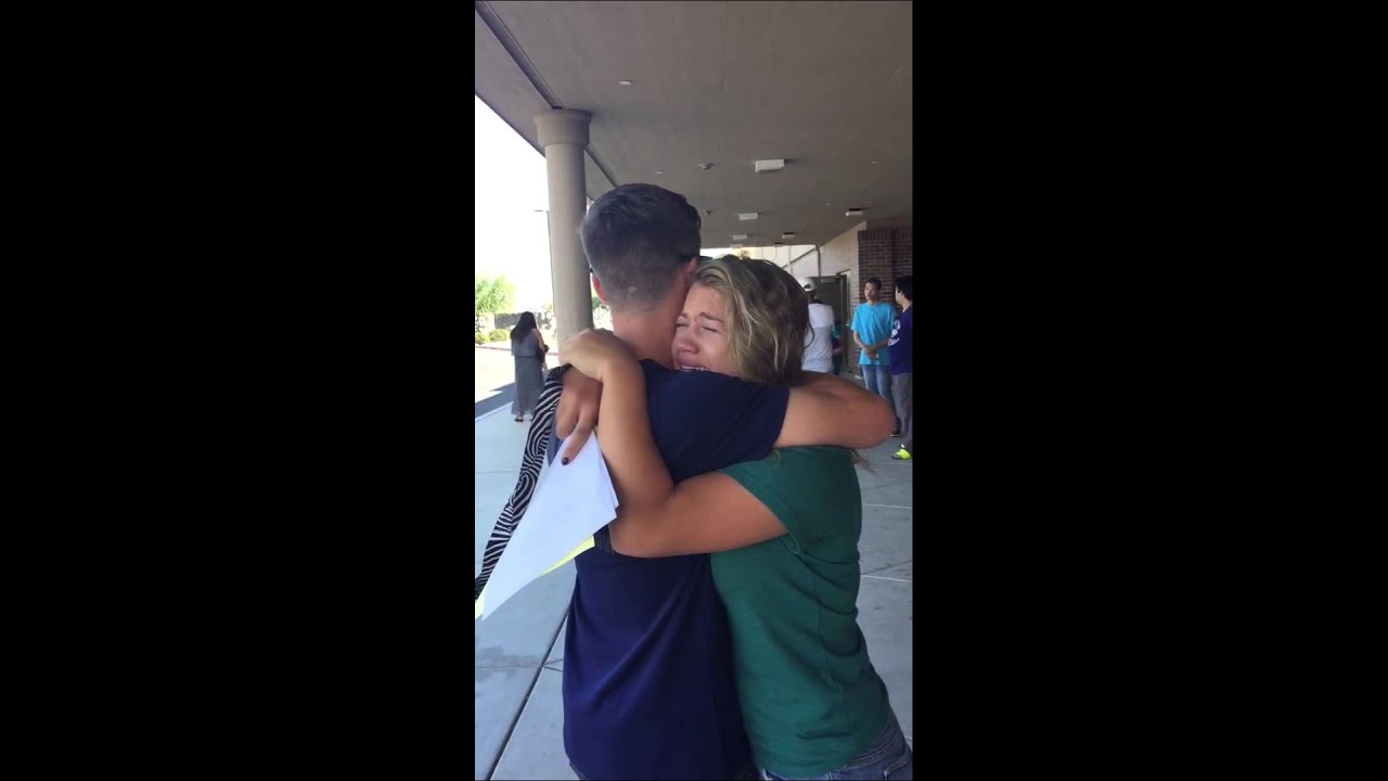 Brother surprises sister