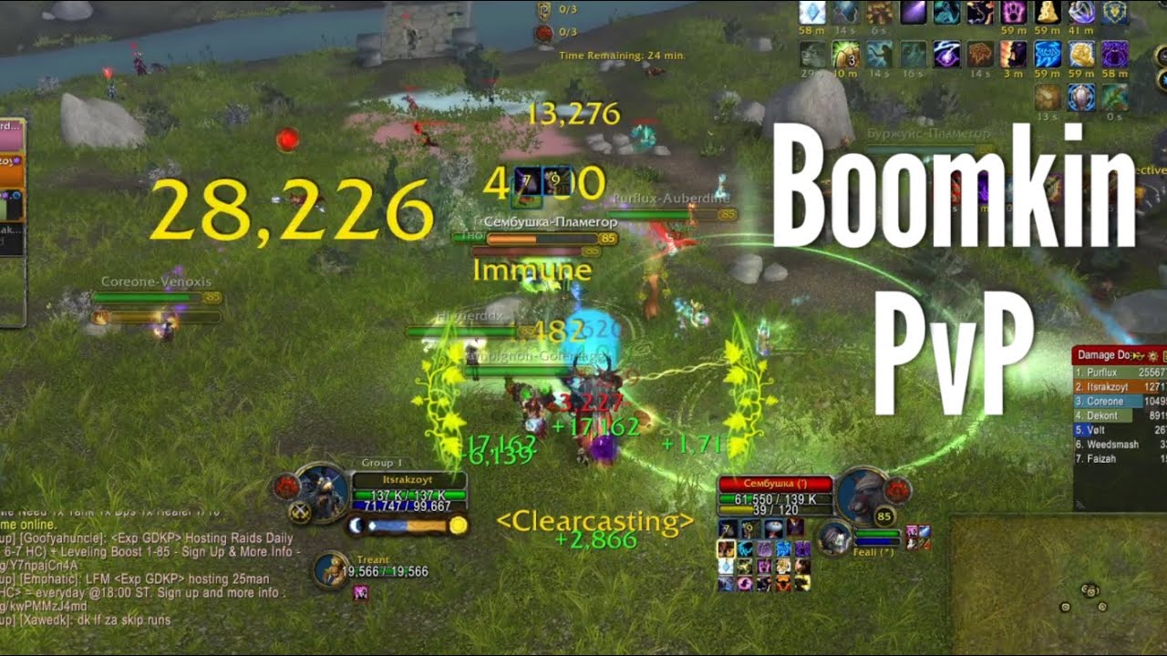 Fun Solo Balance Druid PvP (top dmg) Cataclysm Classic