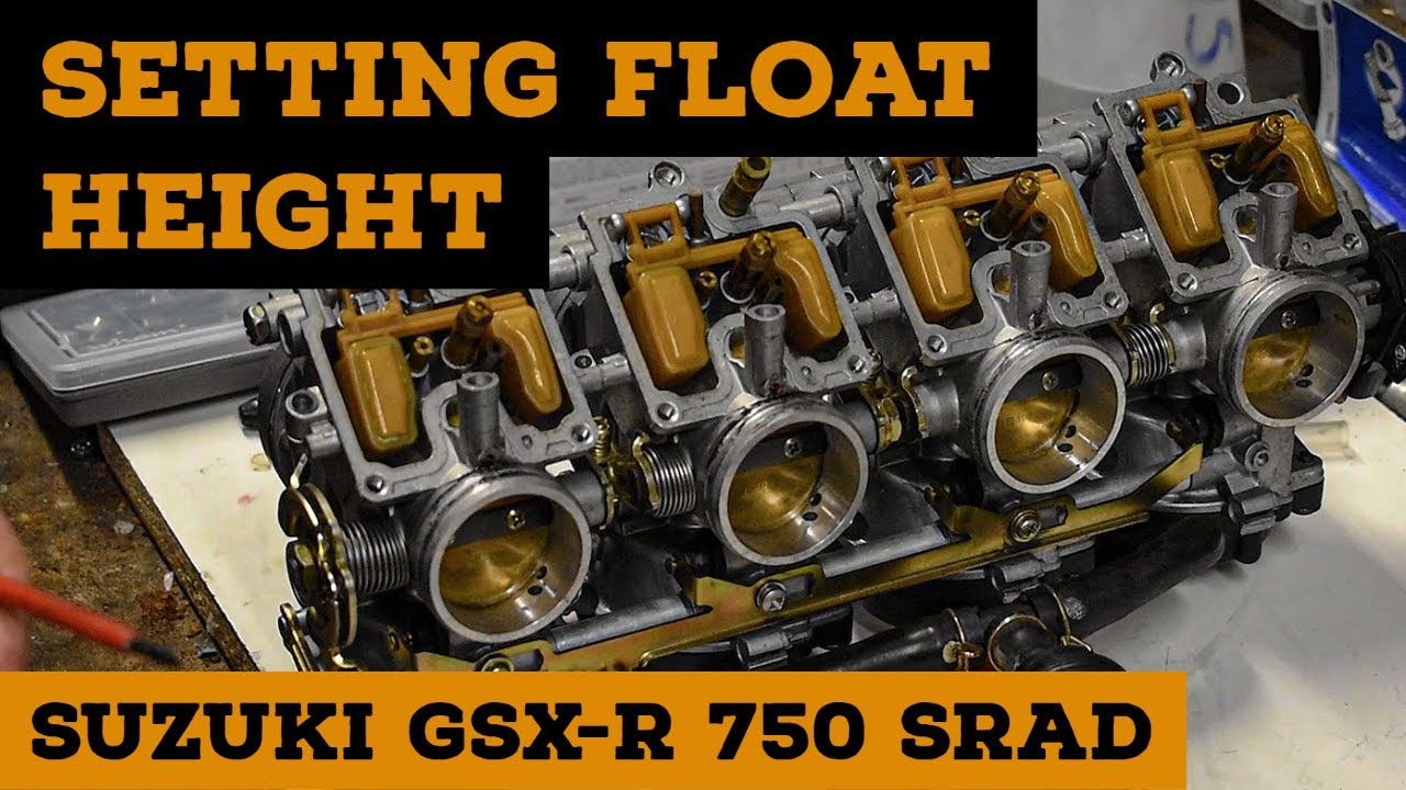 How to set FLOAT HEIGHT Motorcycle Carburettors | THE GSX-R LIVES and MOVES!!