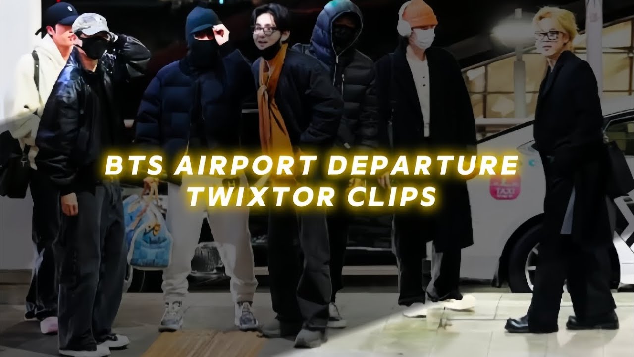 BTS AIRPORT DEPARTURE | 2 FEBRUARY 2026 | TWIXTOR CLIPS FOR EDITS