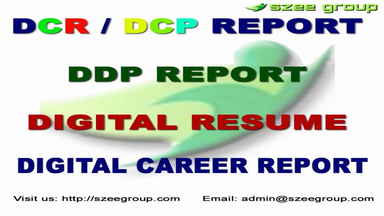 How to make DCP report