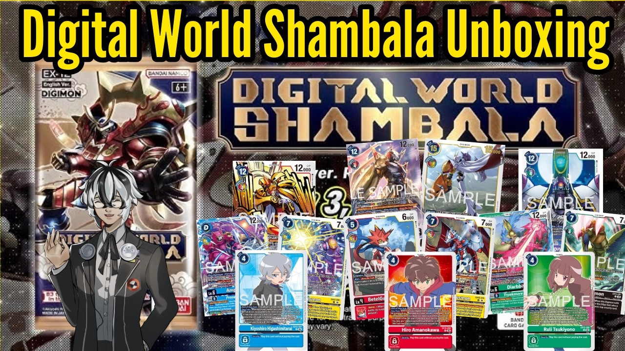 Digimon Card Game: Распаковка сета Digital World Shambala