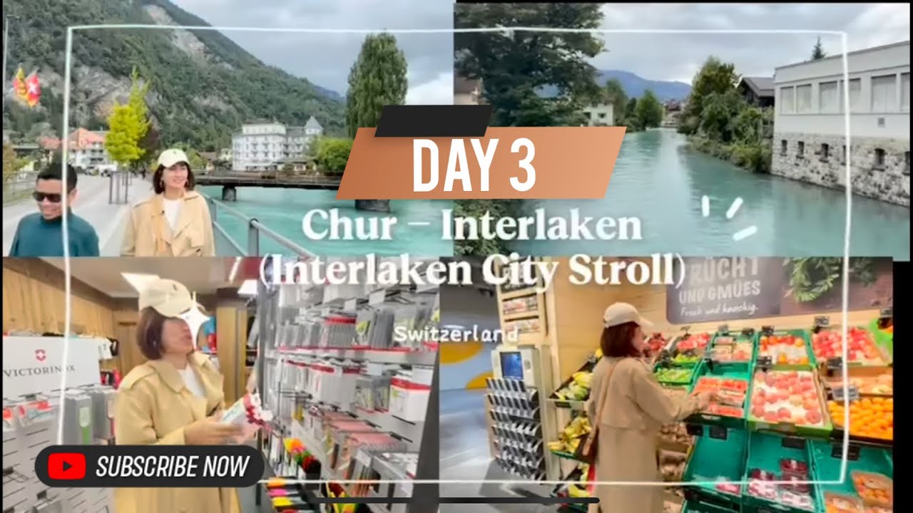 Day 3: Interlaken in Autumn: A Stroll Through Swiss Paradise 