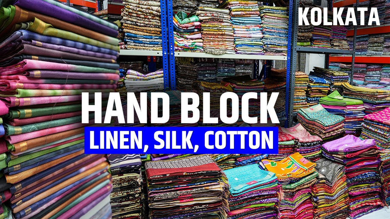 Hand Block Print Sarees, Linen, Silk, Cotton, Gajji, Modal Saree Manufacturer in Kolkata