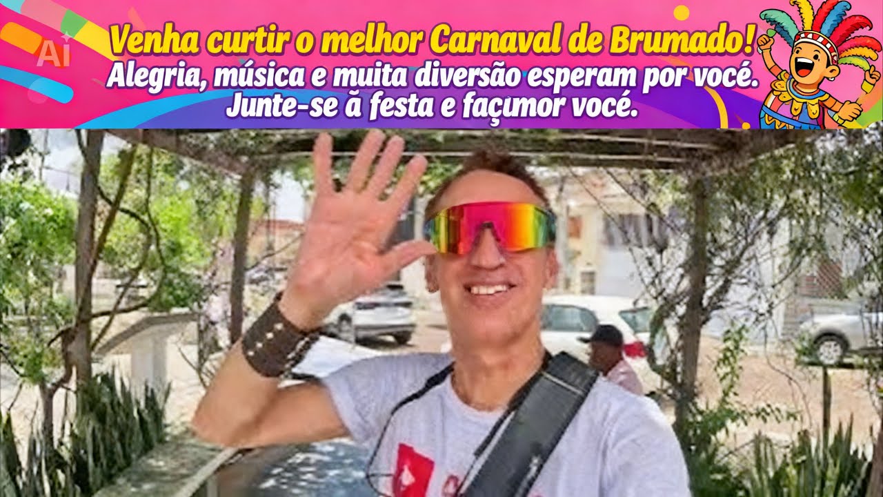 Centro de Brumado no clima do carnaval 