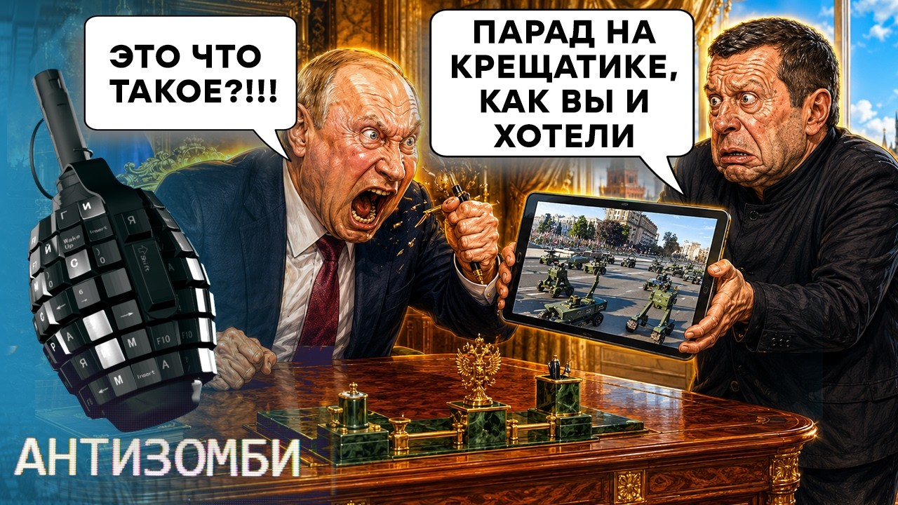 КИПИШ Z-ЧЕРТЕЙ. ЛЮТАЯ ИСТЕРИКА ИЗ-ЗА ПАРАДА В КИЕВЕ. СОЛОВЬЕВ ОБРАТИЛСЯ К &laquo;САТАНИСТАМ&raquo;?