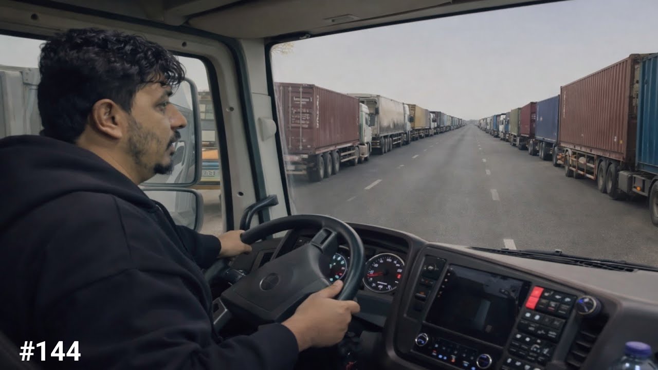 Highway Par Truckon Ki Lambi Line 😱 | Riyadh to Dammam Truck Life Vlog