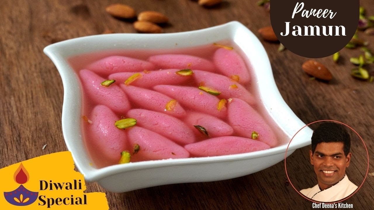 Paneer Jamun Recipe In Tamil | How to Make Paneer Jamun | CDK#329 | Chef Deena's Kitchen