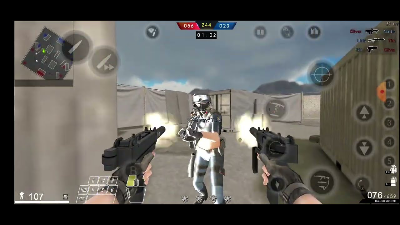 TEST WEAPON DUAL UZI SIRENCER CSPB V.19-20