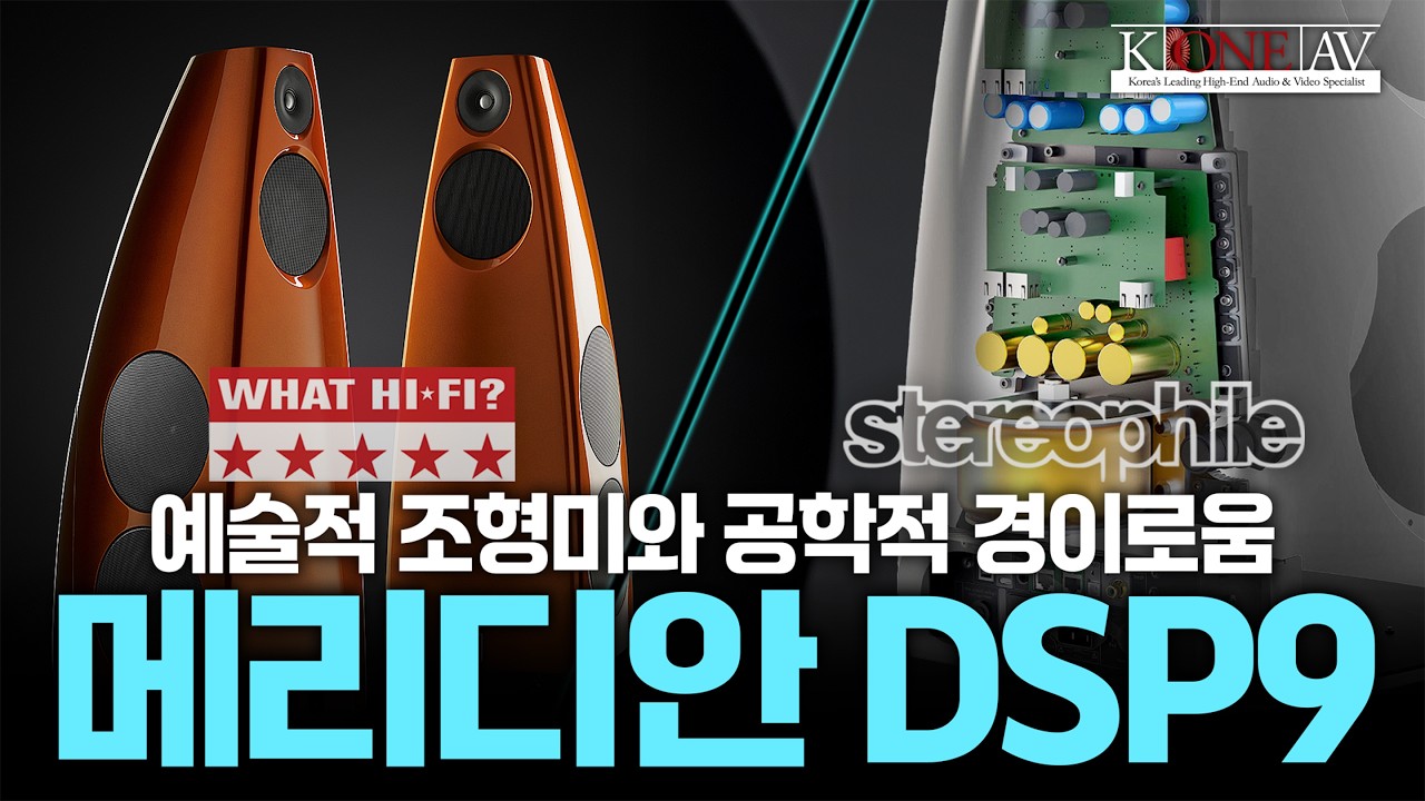 예술적 조형미와 공학적 경이로움, 메리디안 DSP9