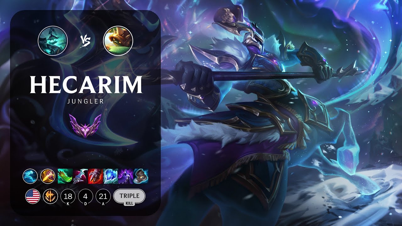 Hecarim Jungle vs Rammus - NA Master Patch 14.2