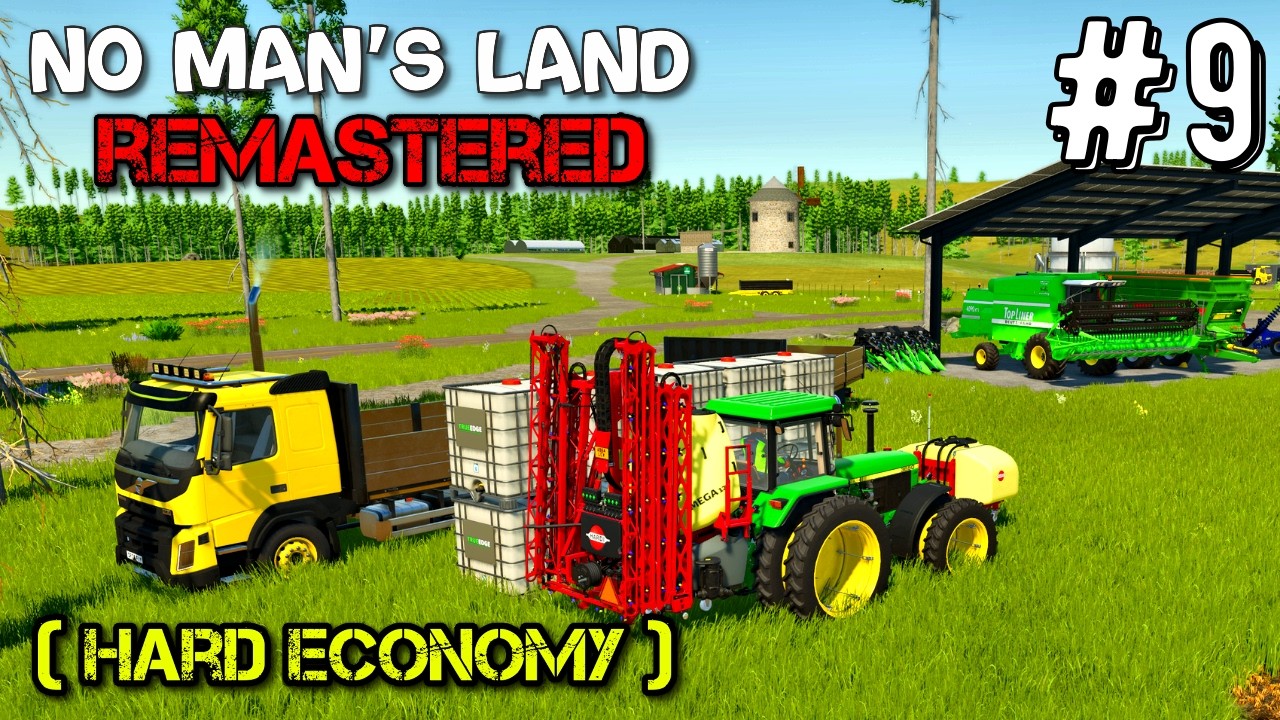 Карта «Ничейная земля» — Начальная ставка 0$ — Таймлапс, 9-й эпизод Farming Simulator 25, геймпле...