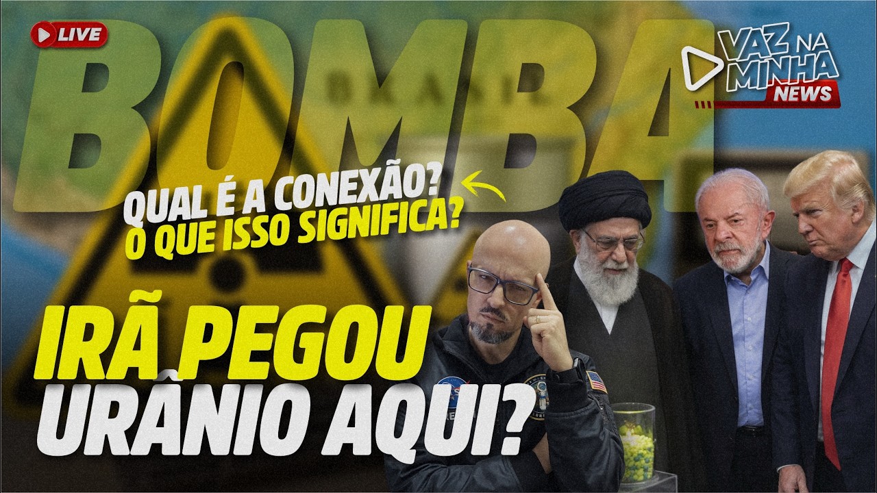 Irã, urânio e Brasil: conexão explosiva? ☢️ “Preparem-se para o pior” ⚠️
