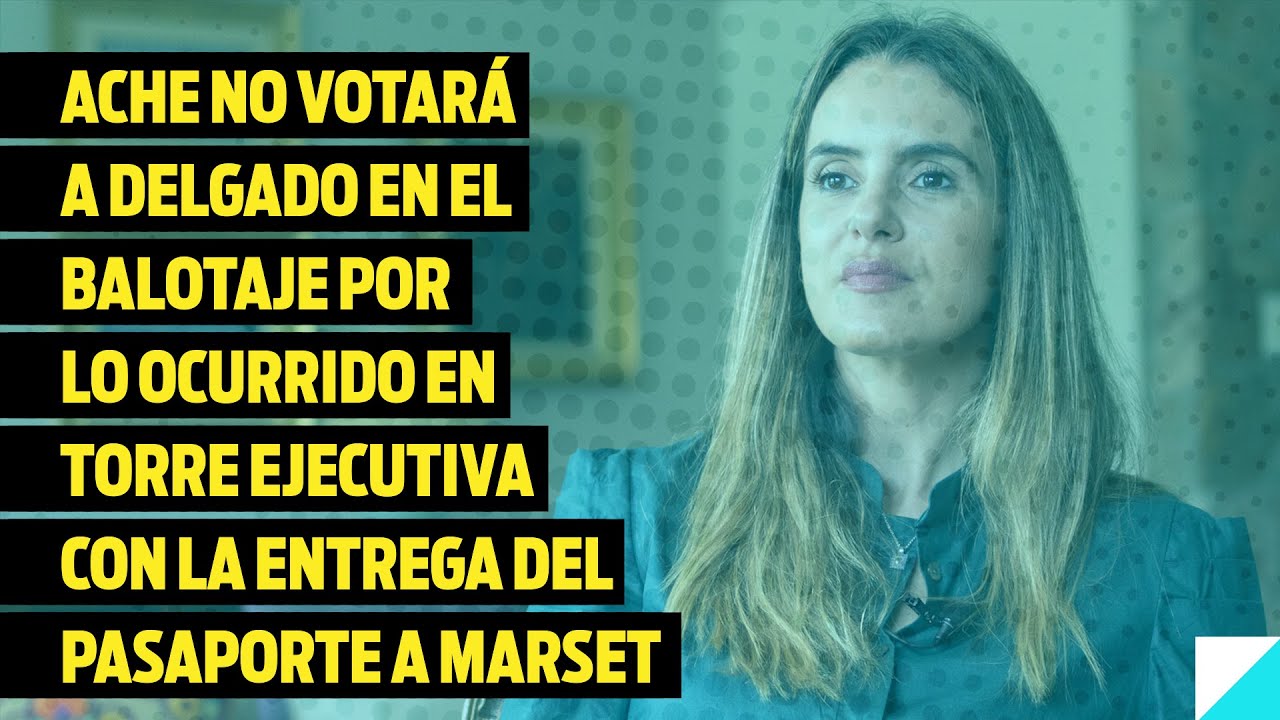 Ache no votará a Delgado en el balotaje