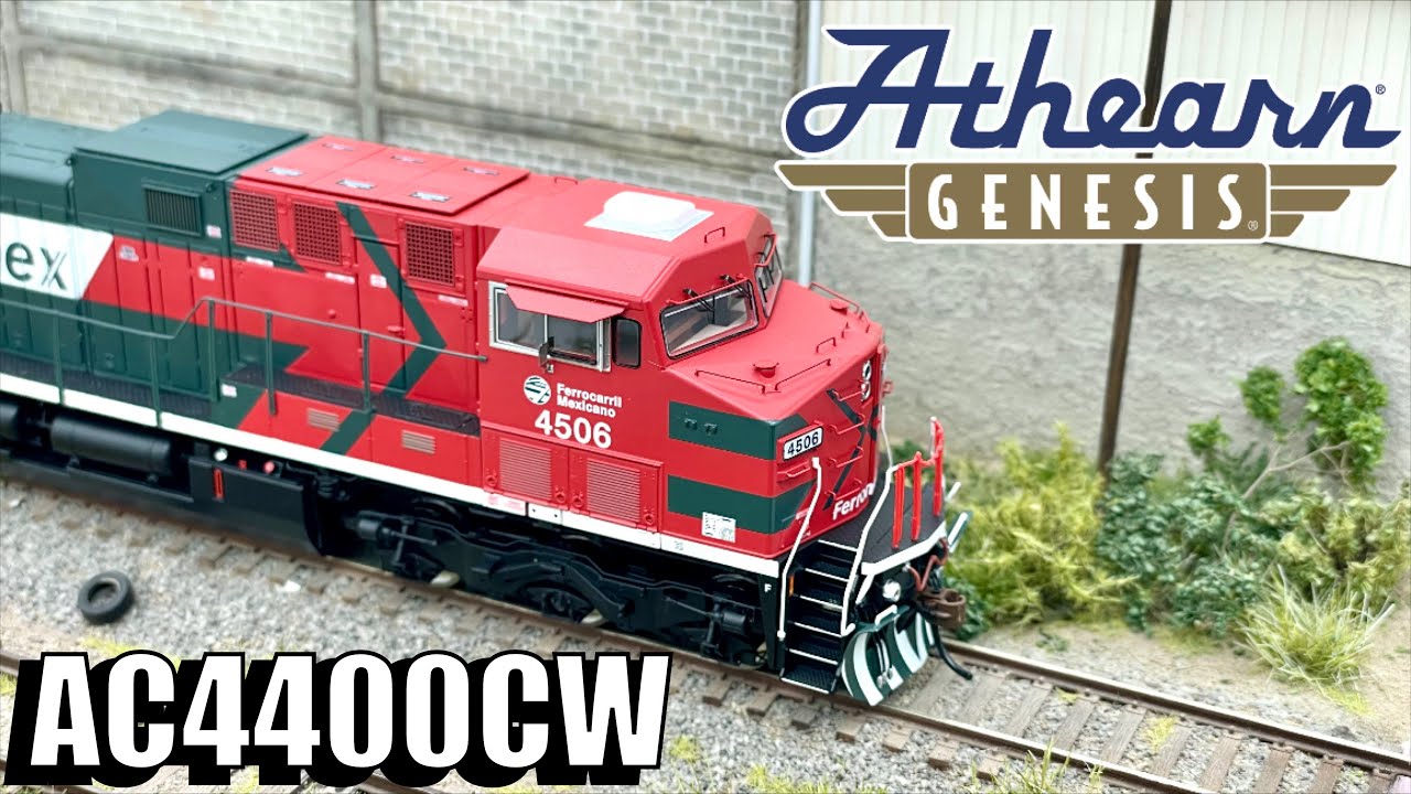 Обзор модели Athearn Genesis AC4400CW в масштабе HO (1:87)