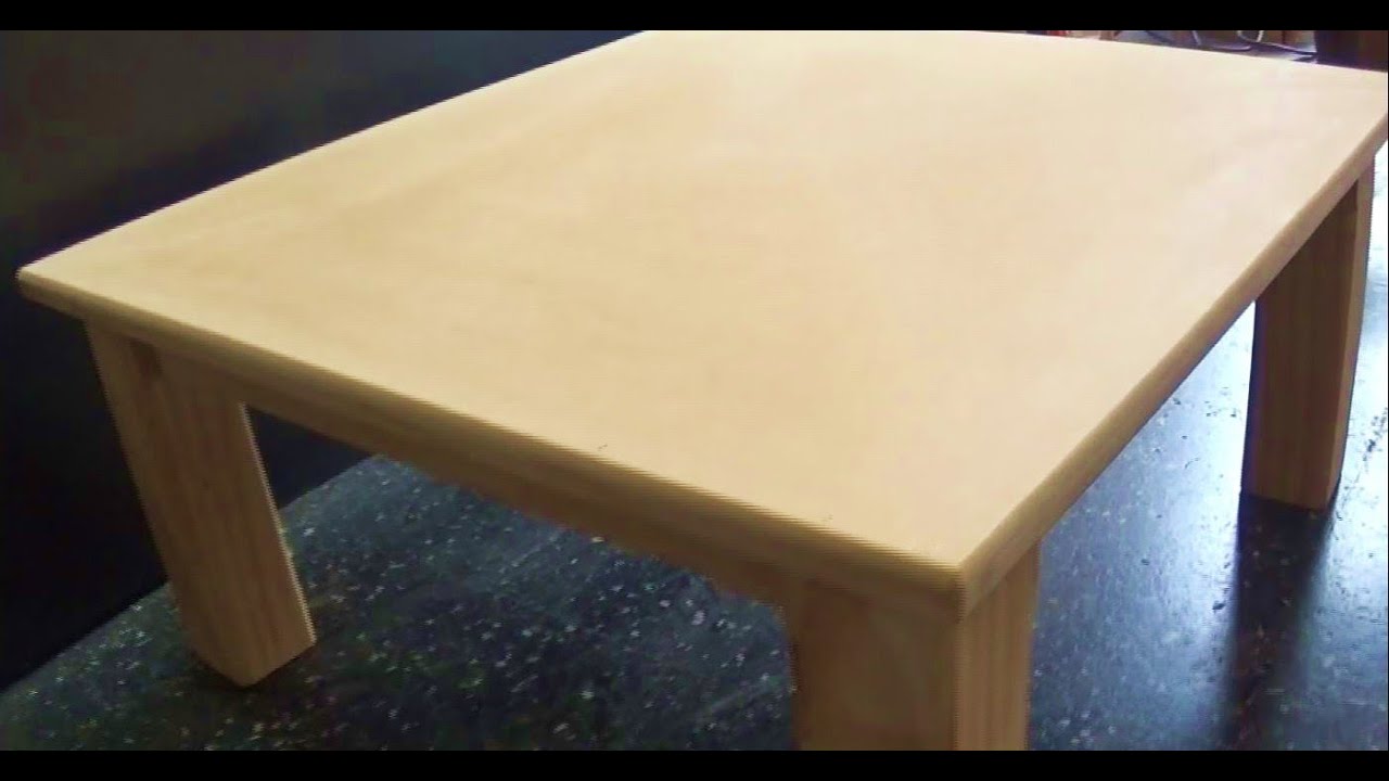 COMO HACER UNA MESA DE MADERA  - PARTE 1 . WOODEN TABLE  / Juan Carlos Aquila