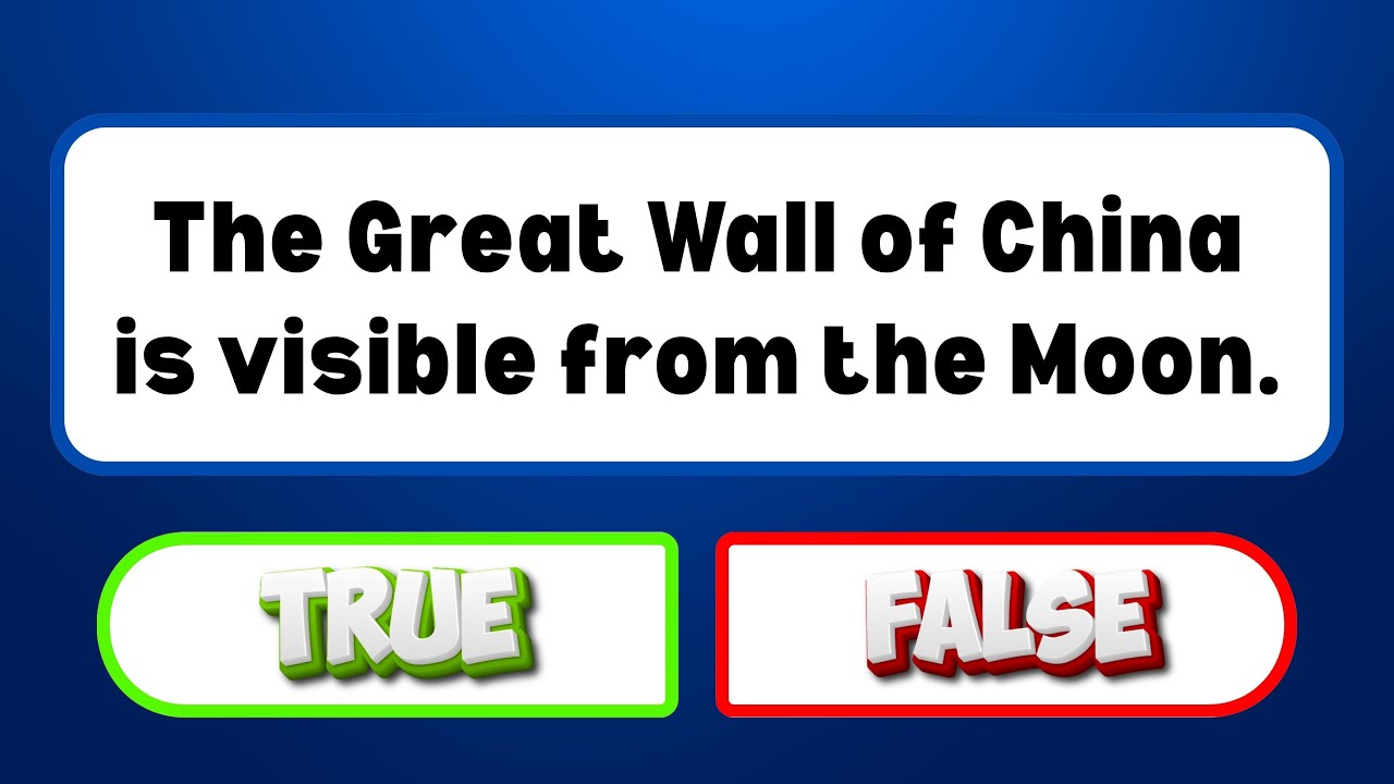 True or False Quiz 🧠 | Fun Trivia Challenge | Test Your Knowledge with Parro Quiz
