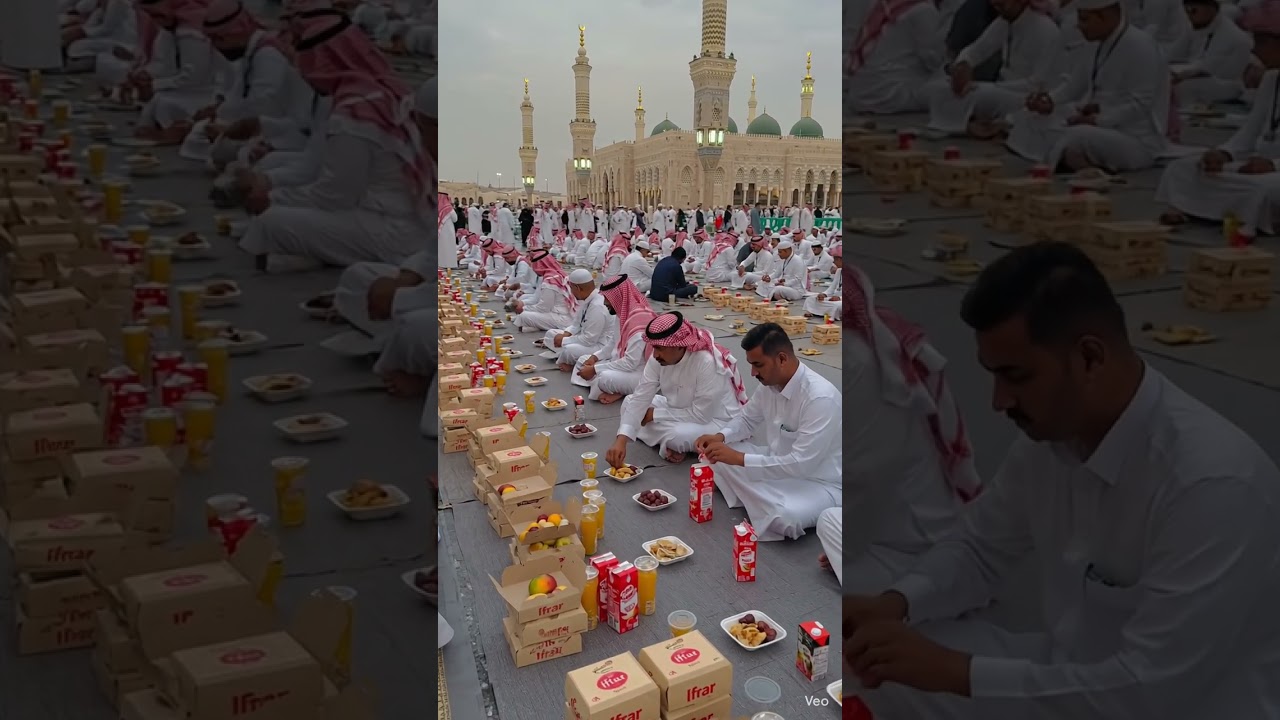 🌙🍓🍎 Al iftar party time madina Ramzan Mubarak #ramzanmubarak#ramdan