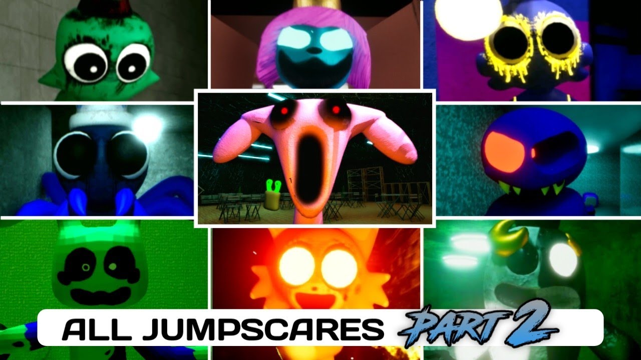 BANBAN FANGAMES ALL JUMPSCARES PART 2 (Shelter Of Sursur, Garten Of Banban, Boney's Birdhouse, Etc.)