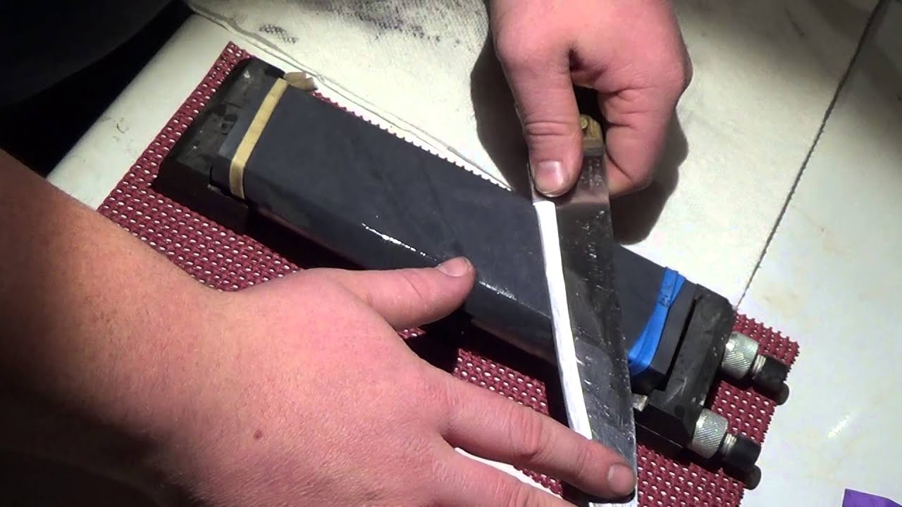 Sharpening on Sandpaper
