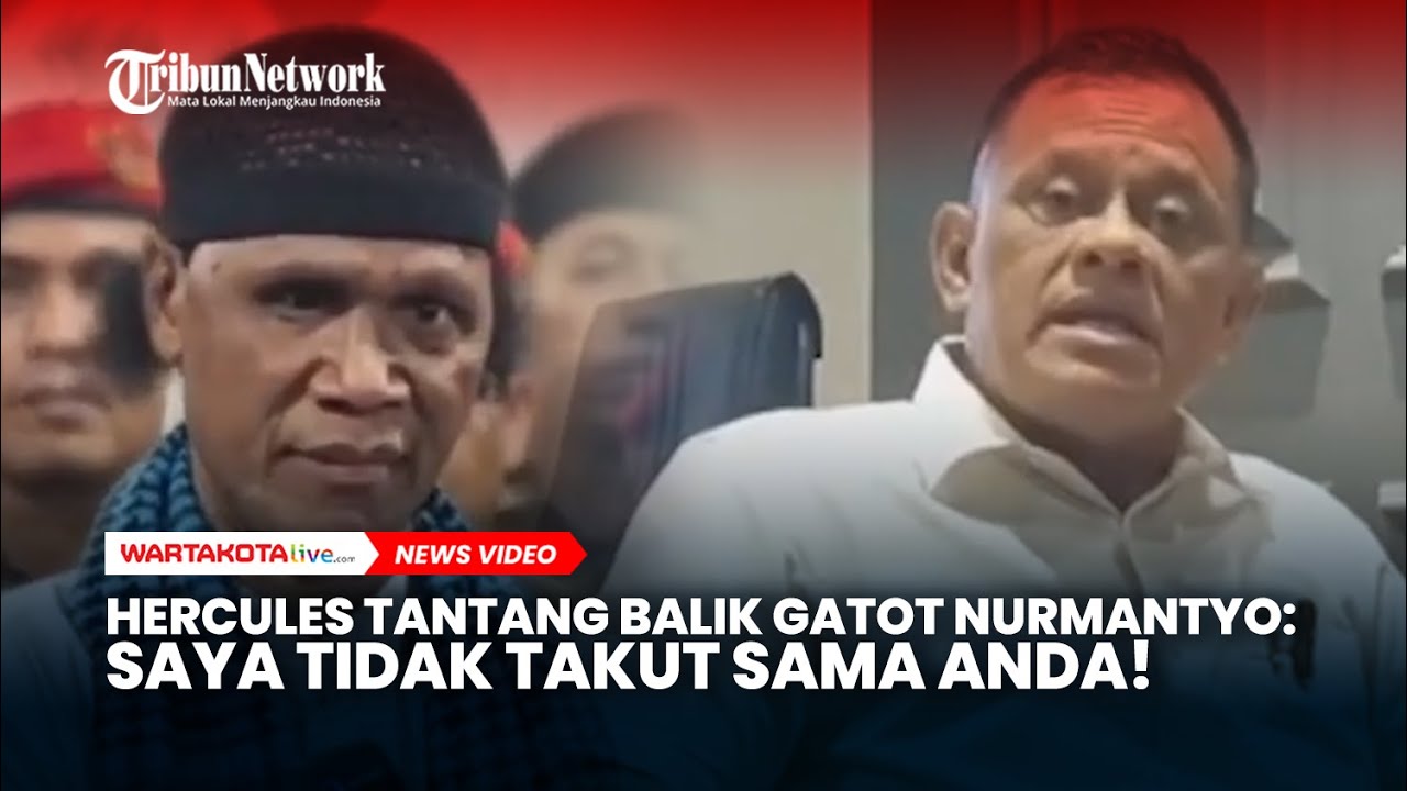 Hercules Tantang Balik Gatot Nurmantyo: Saya Tidak Takut sama Anda!