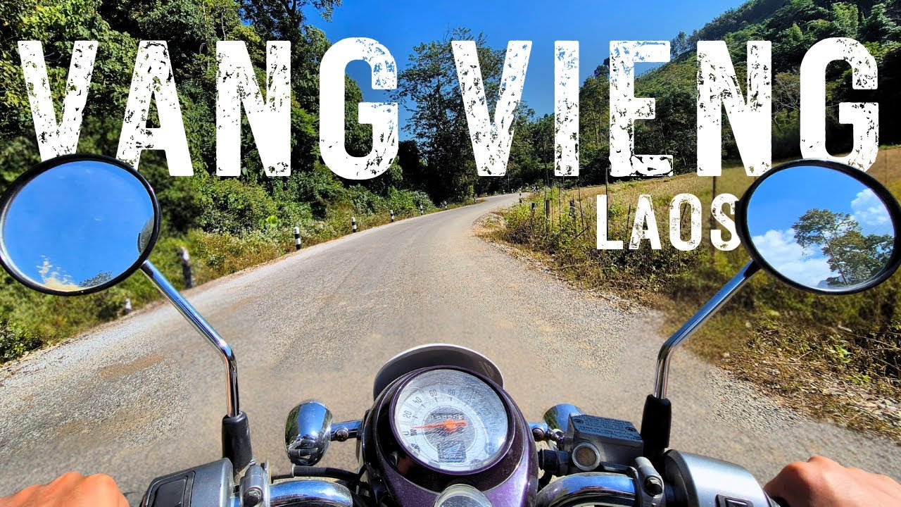 We rode around VANG VIENG on a rented scooter! 🇱🇦 - Chasing North S1, EP17