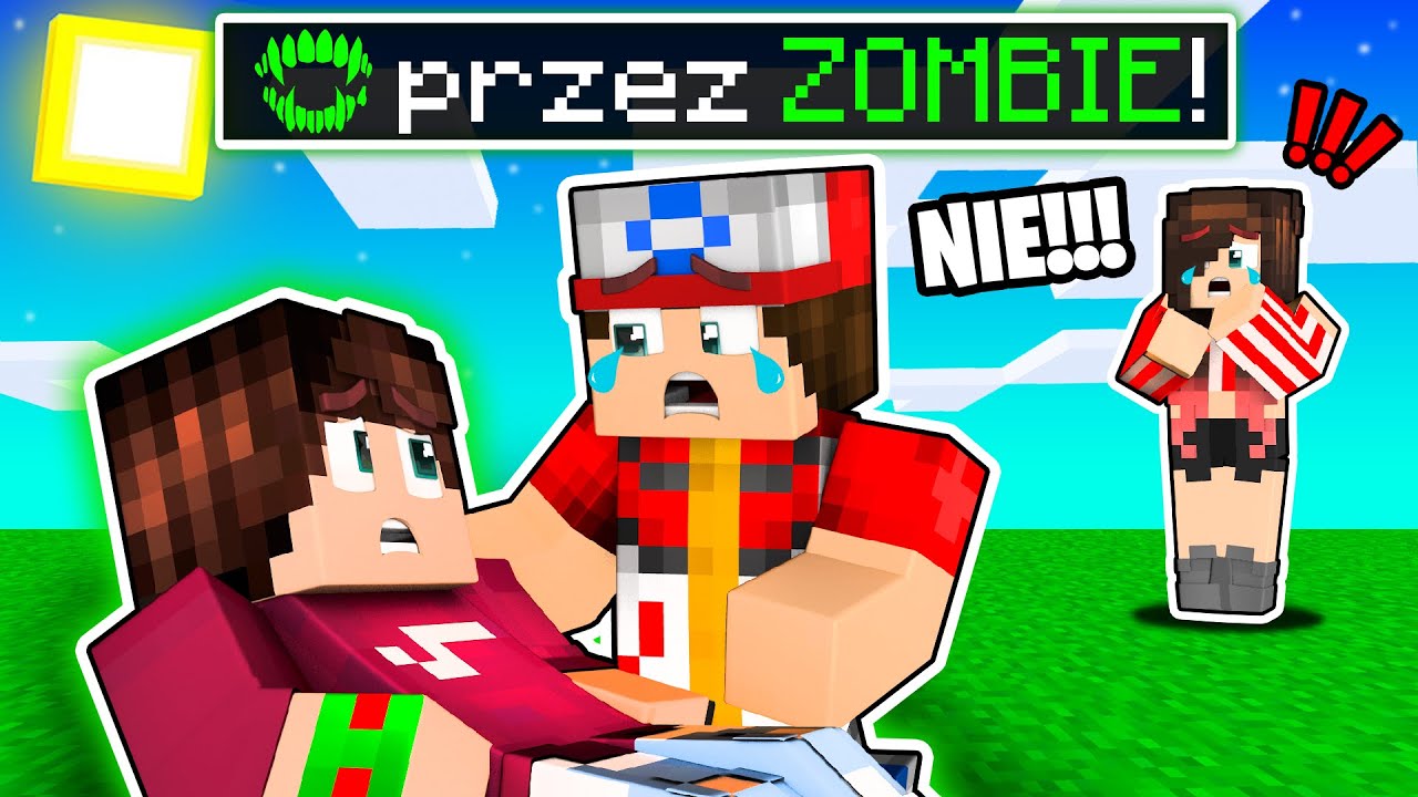 UGRYZIONY przez ZOMBIE! ŻYCIE czy ŚMIERĆ w Minecraft