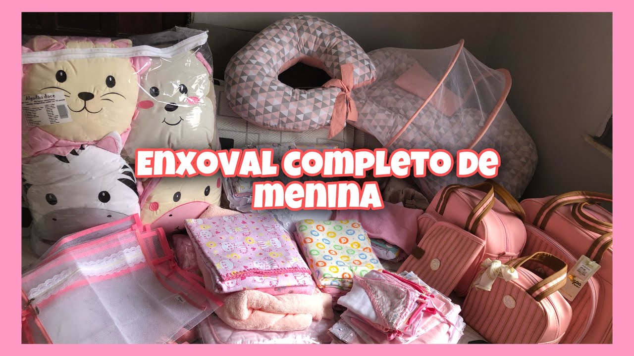 Enxoval de bebê completo | Enxoval de menina