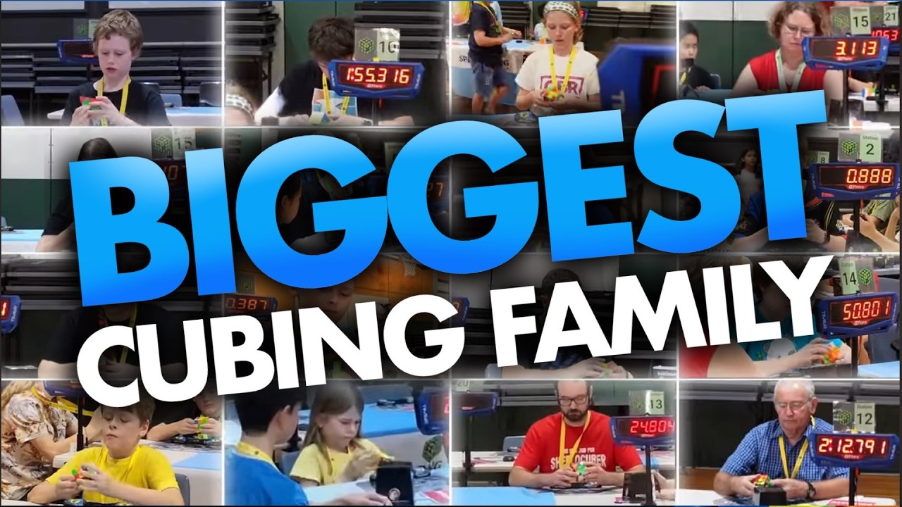 My Family Proves that Cubing is for&hellip; EVERYONE! [Cube Comp Vlog 📷]