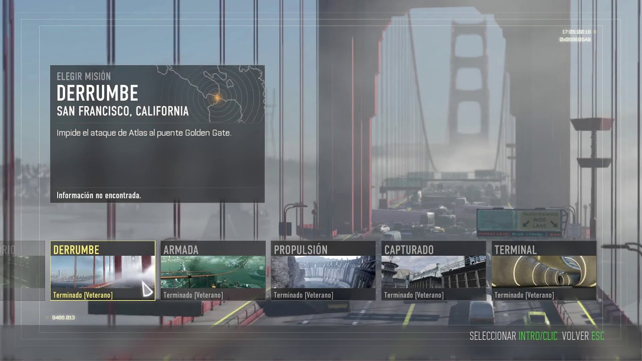 Call Of Duty: Advance Warfare - PC - 2014 - 11 Derrumbe - Dificultad: Veterano