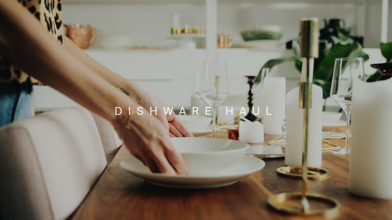 DISHWARE HAUL | Plus Everyday Table-Setting Tips 🍽✨