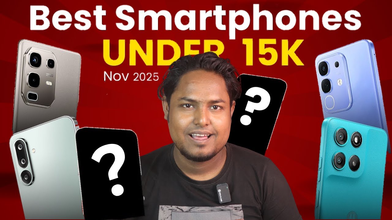 Top 5 Best 5G Smartphones Under ₹15000 ⚡ November 2025