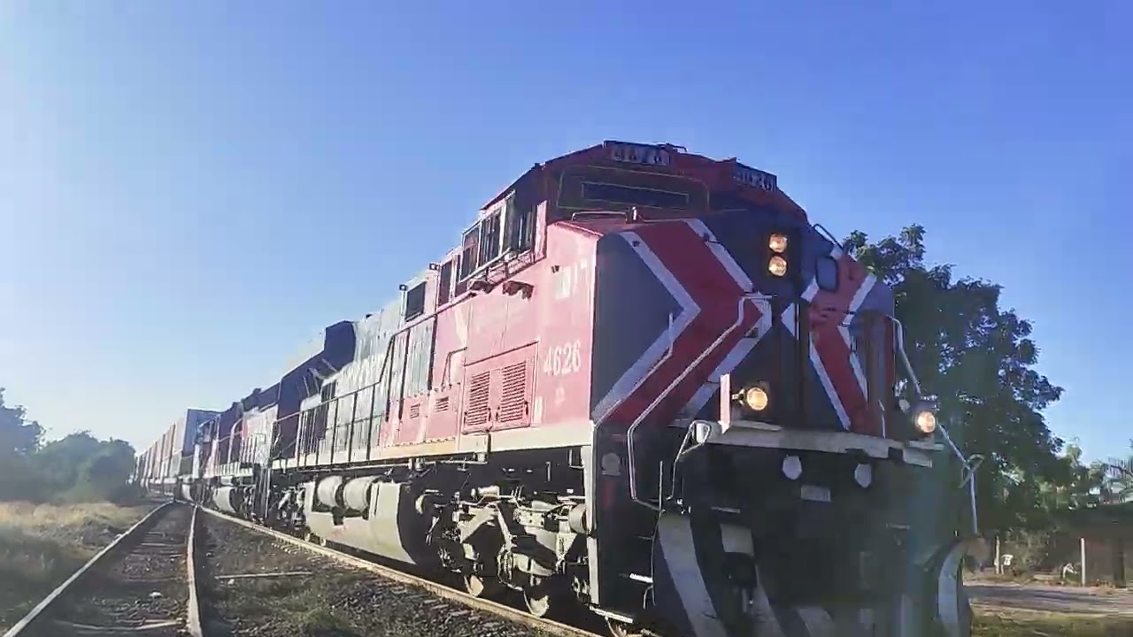 Intermodal México Mexicali FXE 4626  FXE 3116 FXE 3175 Rumbo Norte 