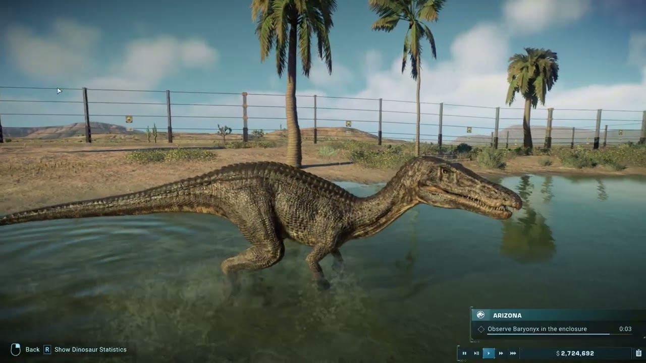عودة الديناصورات للحياة مرة أخرى في عالم الجيوراسك ( الحلقة 1 )  Jurassic World Evolution 2