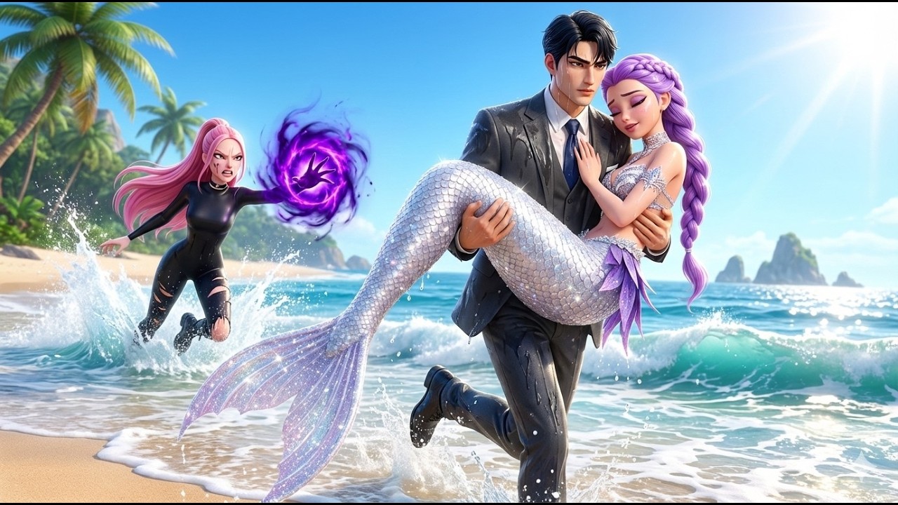 Rescues Spy Mira from a Deadly Ocean Curse by Jinu and Rumi | Kpop Demon Hunters