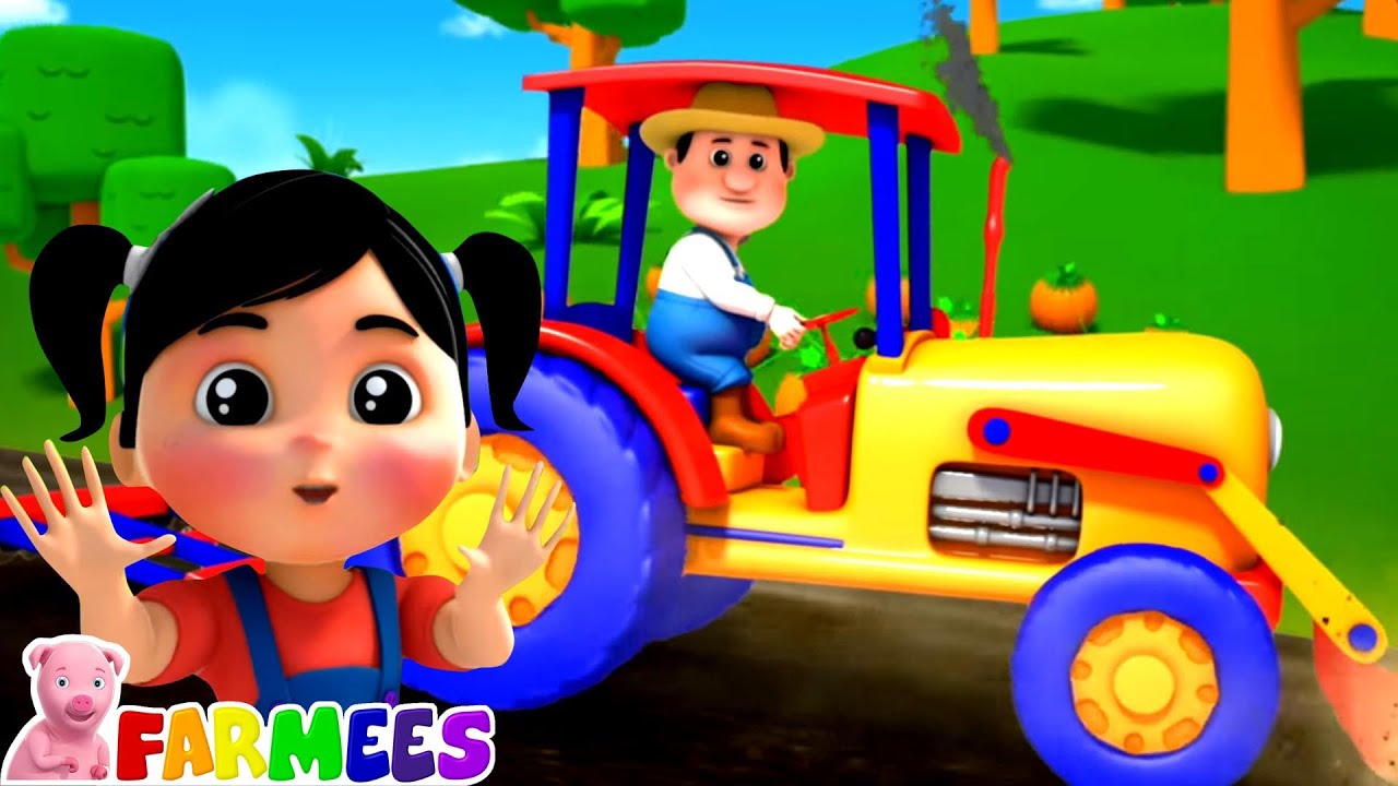 Wheels On The Tractor and Cartoon Videos For Children