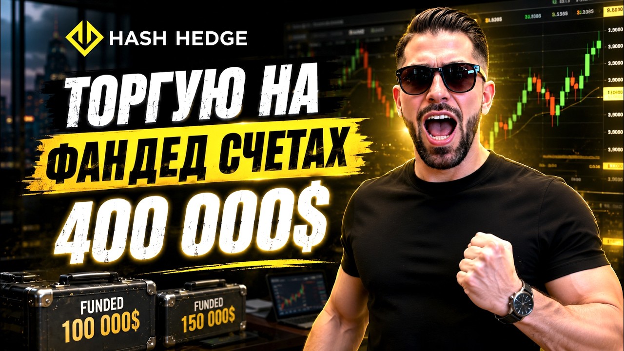 Обзор рынка крипты и акций. XAU, XAG разворот? | Торгую на проп-счетах HASH HEDGE