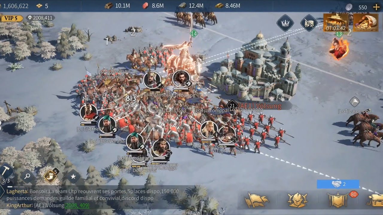 Age Of Empires Mobile - One man VS Entire alliance (Server 1 Beta)